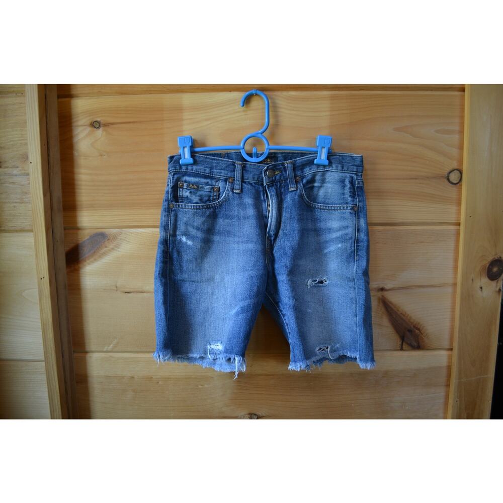 Polo Ralph Lauren Distressed Denim Cutoff Jean Shorts